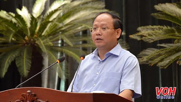 Phó Bí thư Thường trực Thành ủy TPHCM Tất Thành Cang voh.com.vn