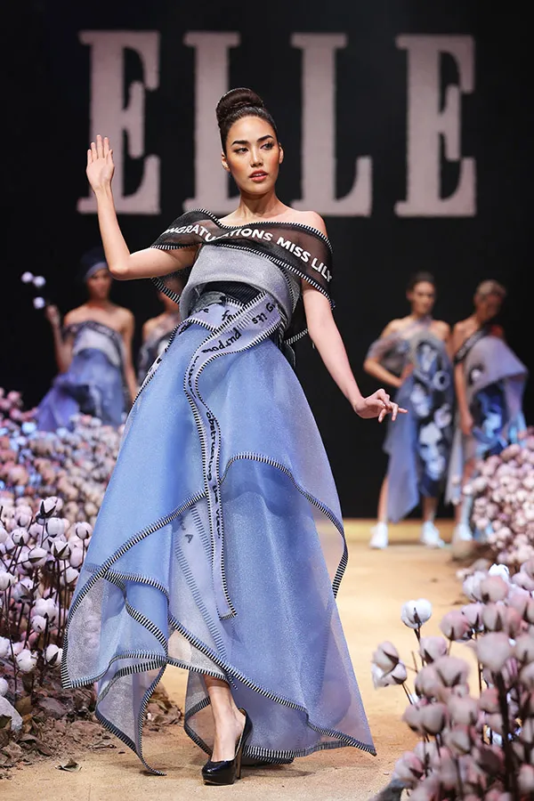 Elle Fashion Show, Bằng Lăng, Minh Triệu, Lan Khuê