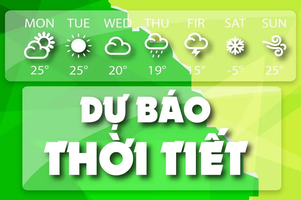 Thời tiết Tết Dương Lịch: Miền Bắc, miền Nam không mưa, miền Trung mưa rải rác voh.com.vn