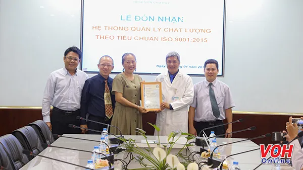 Bệnh viện Chợ Rẫy đón nhận chứng nhận ISO 9001:2015 voh.com.vn