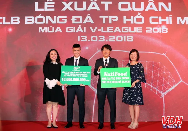 CLB TPHCM nhận nhiệm vụ vào tốp 3 V-League 2018