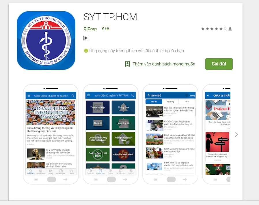 Sở Y tế Thành phố vừa chính thức ra mắt app Cổng thông tin điện tử trên điện thoại di động.