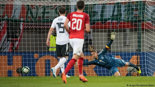 Thủ môn Neuer tuyển Đức trận giao hữu Đức vs Áo