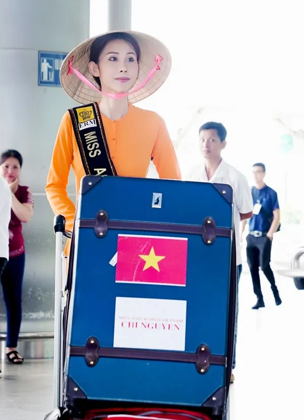 Chi Nguyễn đã chính thức được Cục nghệ thuật biểu diễn cấp phép tham gia cuộc thi Miss Asia World 2018