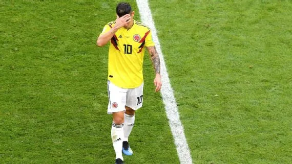 Tiền vệ James Rodriguez - Colombia - World Cup 2018