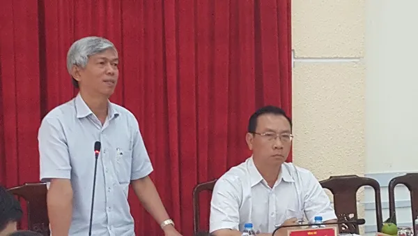 Ông Võ Văn Hoan, Chánh văn phòng UBND TP – Tổ trưởng Tổ công tác của Chủ tịch UBND TP phát biểu chỉ đạo