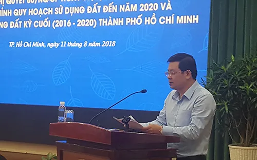 ông Nguyễn Toàn Thắng - Công bố Nghị quyết về điều chỉnh quy hoạch sử dụng đất và kế hoạch sử dụng đất kỳ cuối 2016-2020