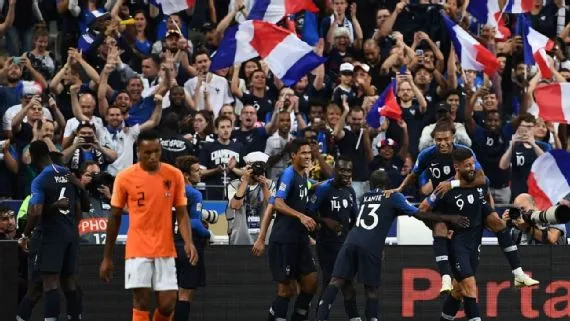 Kết quả bóng đá UEFA Nations League 10/9/2018: ĐKVĐ thế giới Pháp hạ Hà Lan
