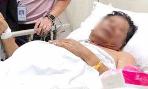 Cắt thùy phổi trái bằng phương pháp nội soi lồng ngực