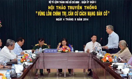 Hội thảo truyền thống “Vùng lõm chính trị căn cứ cách mạng Bàn Cờ”