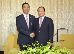 Bí thư Thành ủy Lê Thanh Hải tiếp Chủ tịch Quốc hội Cộng hòa Liên bang Myanmar