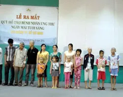 Ra mắt Quỹ hỗ trợ bệnh nhân ung thư Ngày mai tươi sáng - chi nhánh TPHCM