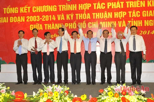 Thắt chặt mối quan hệ hợp tác giữa TP.HCM và Nghệ An