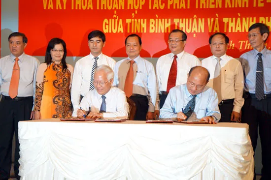 TPHCM ký thỏa thuận hợp tác kinh tế với Bình Thuận giai đoạn 2015 – 2020