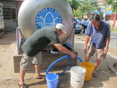 Nước sạch chưa đến với người dân nông thôn 