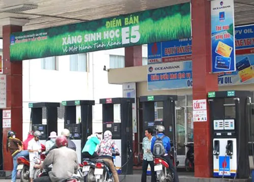 Từ ngày 1/12/2014: xăng E5 được sử dụng cho phương tiện cơ giới đường bộ trên 7 tỉnh, thành