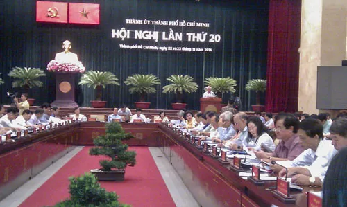 Khai mạc hội nghị Thành ủy TPHCM lần thứ 20