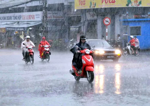 Hôm nay, Nam bộ có mưa trên diện rộng