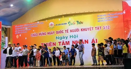 7.000 người khuyết tật tham dự hội trại Thiện tâm nhân ái 2014 