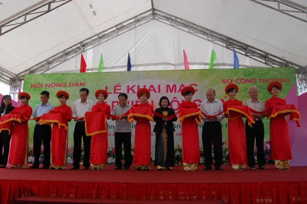 Khai mạc chợ phiên nông sản lần II năm 2014