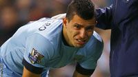 Aguero bỏ lỡ trận Man City quyết đấu với AS Roma