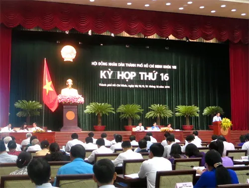 Khai mạc kỳ họp thứ 16 HĐND TPHCM khóa 8