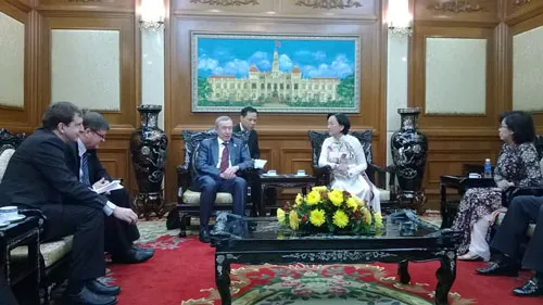 Lãnh đạo TPHCM tiếp hữu nghị đoàn Liên bang Nga