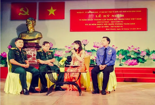 Bình Chánh kỷ niệm 70 năm ngày thành lập Quân đội Nhân dân Việt Nam