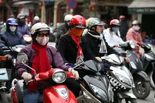 Thời tiết phức tạp trong cả nước do không khí lạnh tăng cường