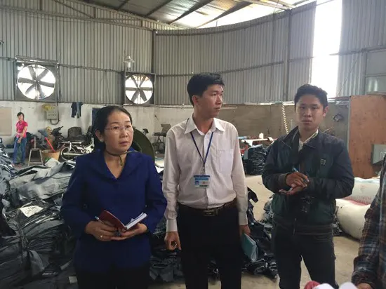 Nhiều sai phạm về an toàn lao động, vệ sinh môi trường ở các Cty may mặc