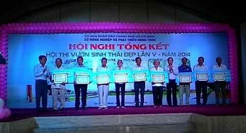 35 vườn đạt danh hiệu vườn sinh thái đẹp cấp thành phố