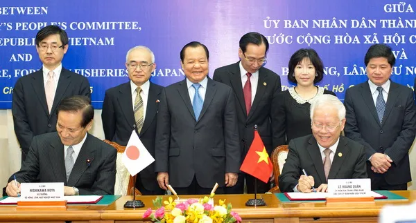 Bí thư Thành ủy TP.HCM tiếp Bộ trưởng Nông – Lâm – Ngư nghiệp Nhật Bản