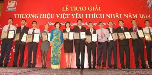Trao giải 23 “Thương hiệu Việt được yêu thích nhất năm 2014” 