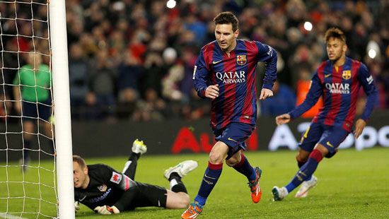 Messi ghi bàn thắng muộn, Barcelona tạo lợi thế trước Atletico Madrid