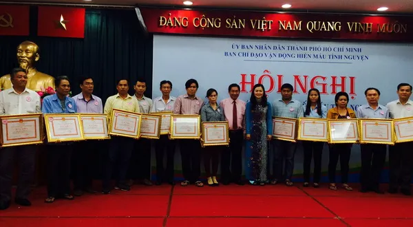 Năm 2014, TPHCM tiếp nhận hơn 241.000 đơn vị máu từ hiến máu tình nguyện