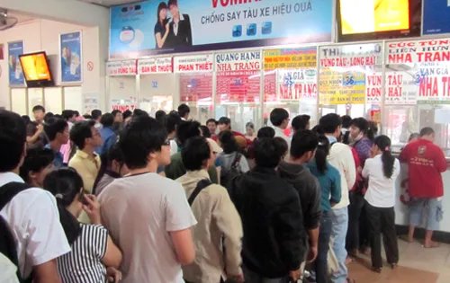 Bến xe Miền Tây bán vé xe Tết Ất Mùi từ ngày 29/1 - 13/2/2015