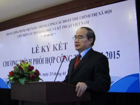 Khai mạc Hội nghị lần thứ nhất của Đoàn Chủ tịch UBTW MTTQ Việt Nam (khóa VIII)