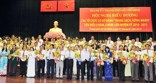 TP.HCM tuyên dương 87 cơ sở Đảng trong sạch, vững mạnh tiêu biểu
