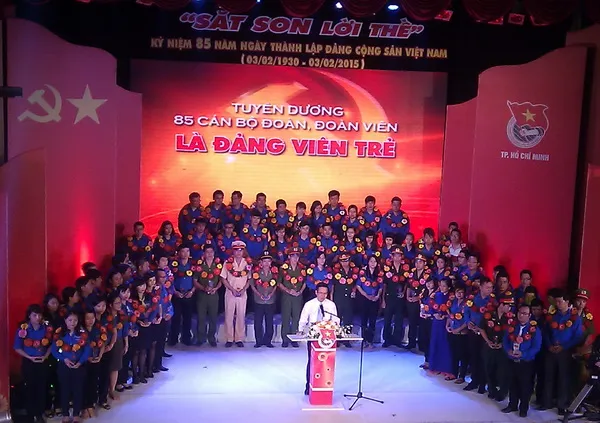 Thành Đoàn tuyên dương 85 Đảng viên trẻ tiêu biểu
