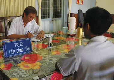 Công tác tiếp công dân là nhiệm vụ quan trọng