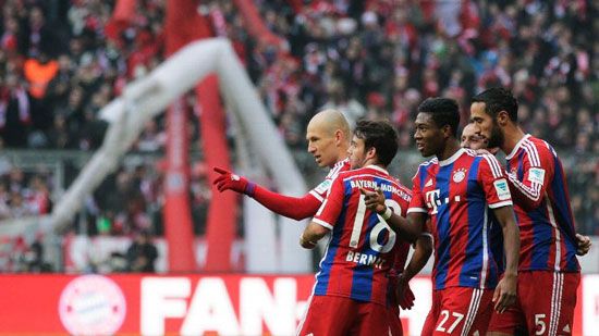 Kết quả bóng đá châu Âu đêm 14 rạng sáng 15/2: Bayern dội bom vào lưới Hamburg