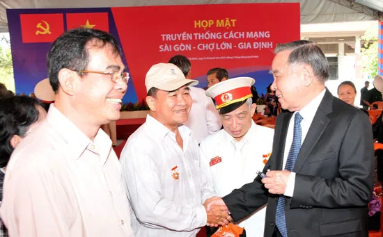 Phát biểu của đ/c Phan Văn Khải tại buổi họp mặt truyền thống Cách mạng Sài Gòn-Chợ Lớn-Gia Định