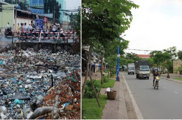 Dự án Cải tạo kênh và đường dọc kênh Tân Hóa-Lò Gốm sắp về đích