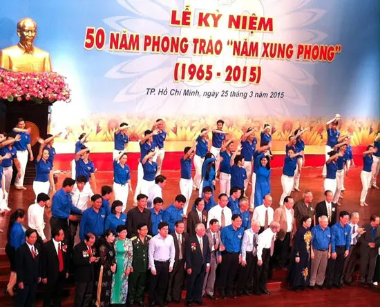 Trung ương Đoàn TNCS HCM kỷ niệm 50 năm phong trào Năm xung phong