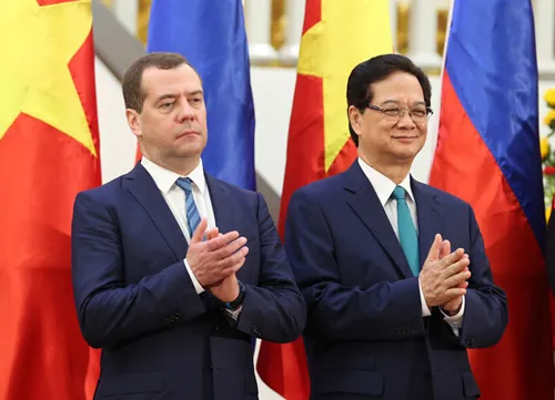 Hôm nay, Thủ tướng Nga Dmitry Medvedev hội kiến Chủ tịch UBND TPHCM Lê Hoàng Quân