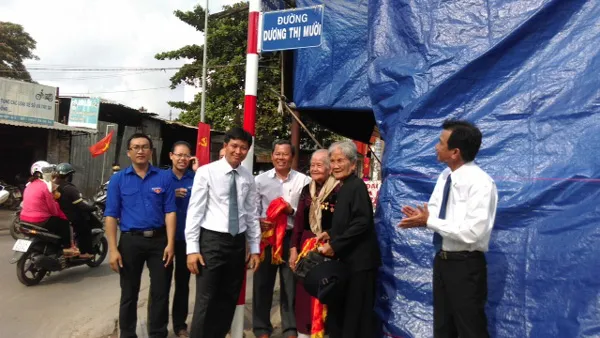 23 tuyến đường trên địa bàn Quận 12 được đặt tên mới mang tên các Mẹ Việt Nam Anh hùng
