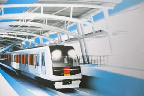 Tuyến đường sắt đô thị số 2, dài 11,3km với 9 nhà ga ngầm