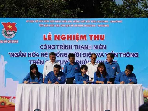 Nghiệm thu CTTN “Ngầm hóa hệ thống lưới điện và viễn thông trên các tuyến đường quận 1”
