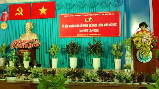 Bình Tân - Bình Chánh kỷ niệm trọng thể 40 năm ngày Giải phóng miền Nam