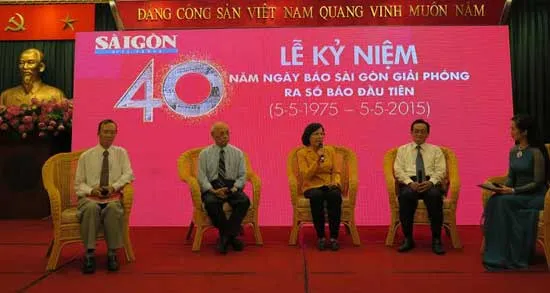 Kỷ niệm 40 năm ngày Báo Sài Gòn Giải Phóng ra số báo đầu tiên